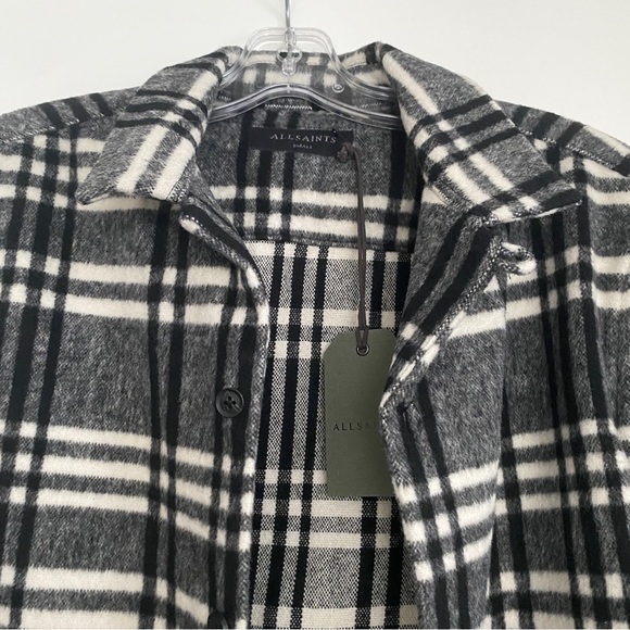 BNWT All Saints Plaid Jacket in size small - Picture 2 of 5
